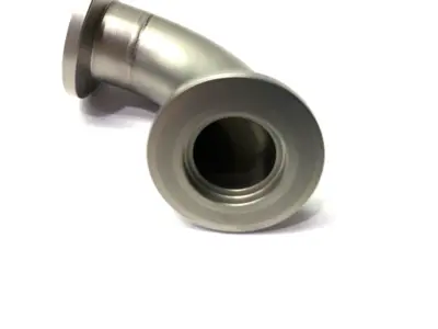 USED AGILENT STAINLESS STEEL 90-DEGREE ELBOW FITTING 1.5" CLEARANCE NW16