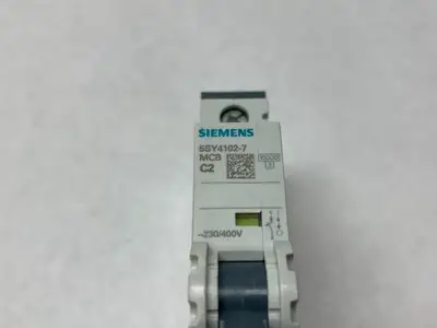 USED SIEMENS MINIATURE CIRCUIT BREAKER 1-POLE MCB C2