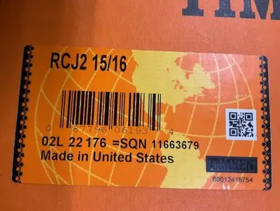 Timken Bearing Flange PN RCJ2 15/16