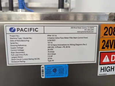 Promach 4 Head Pail Filling Line Including Filler, Capper & Conveyor Line