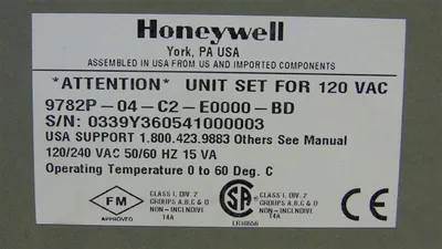 Honeywell 9782P-04-C2-E0000-BD pH/ORP Analyzer Controller Used