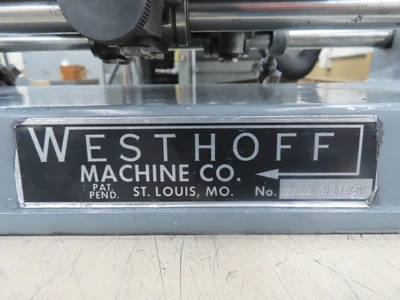 Used WESTHOFF ELECTRODE DRILL Drilling & Tapping Machines Minnesota US | Machinesused.com #1513259
