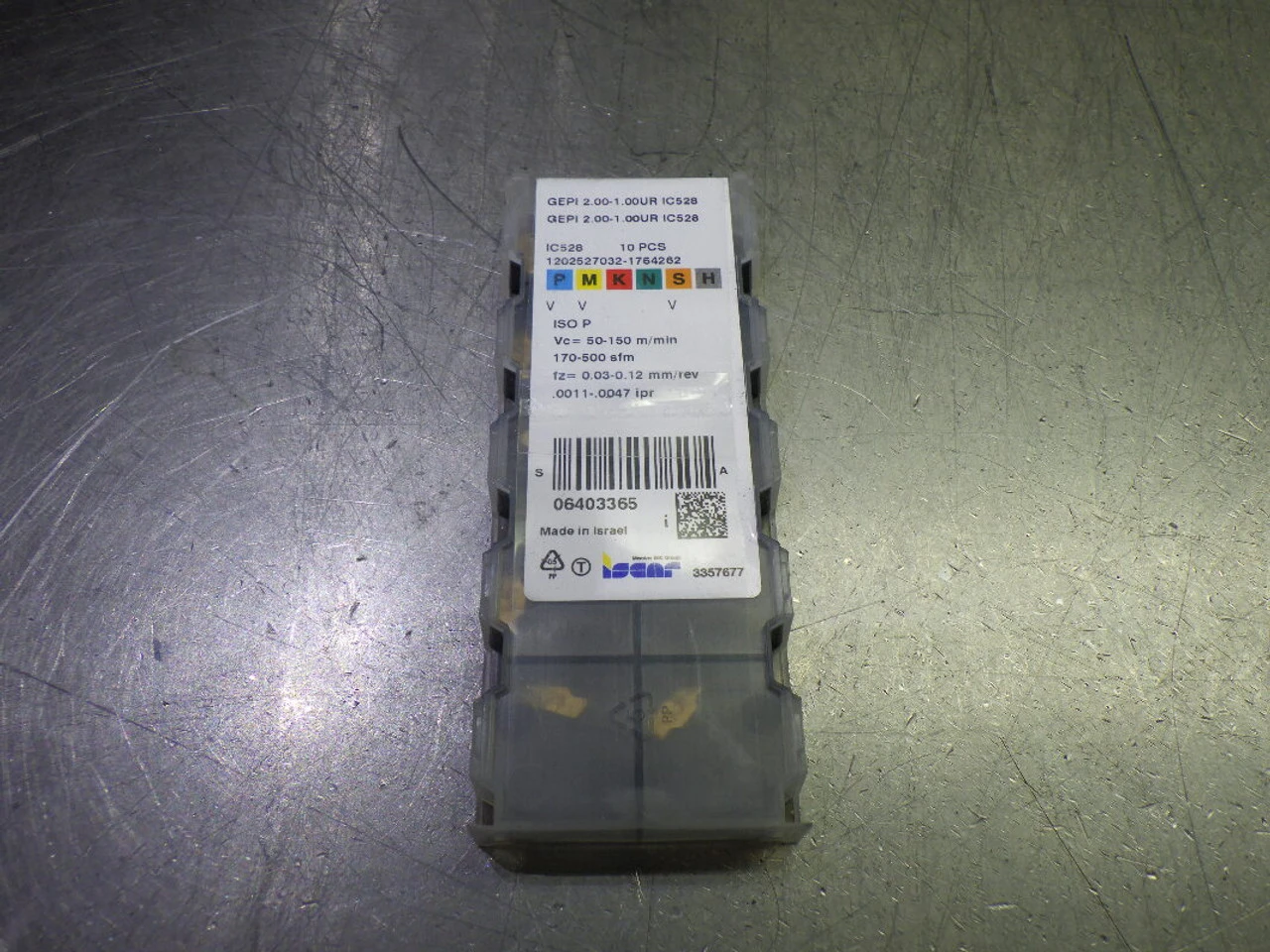Iscar Carbide Grooving/Parting Inserts QTY10 GEPI 2.00-1.00UR IC528 (LOC3475)