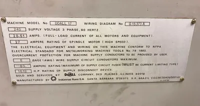 DOALL ROMI DOALL 17 Lathes, Engine | Machinery Central (9)