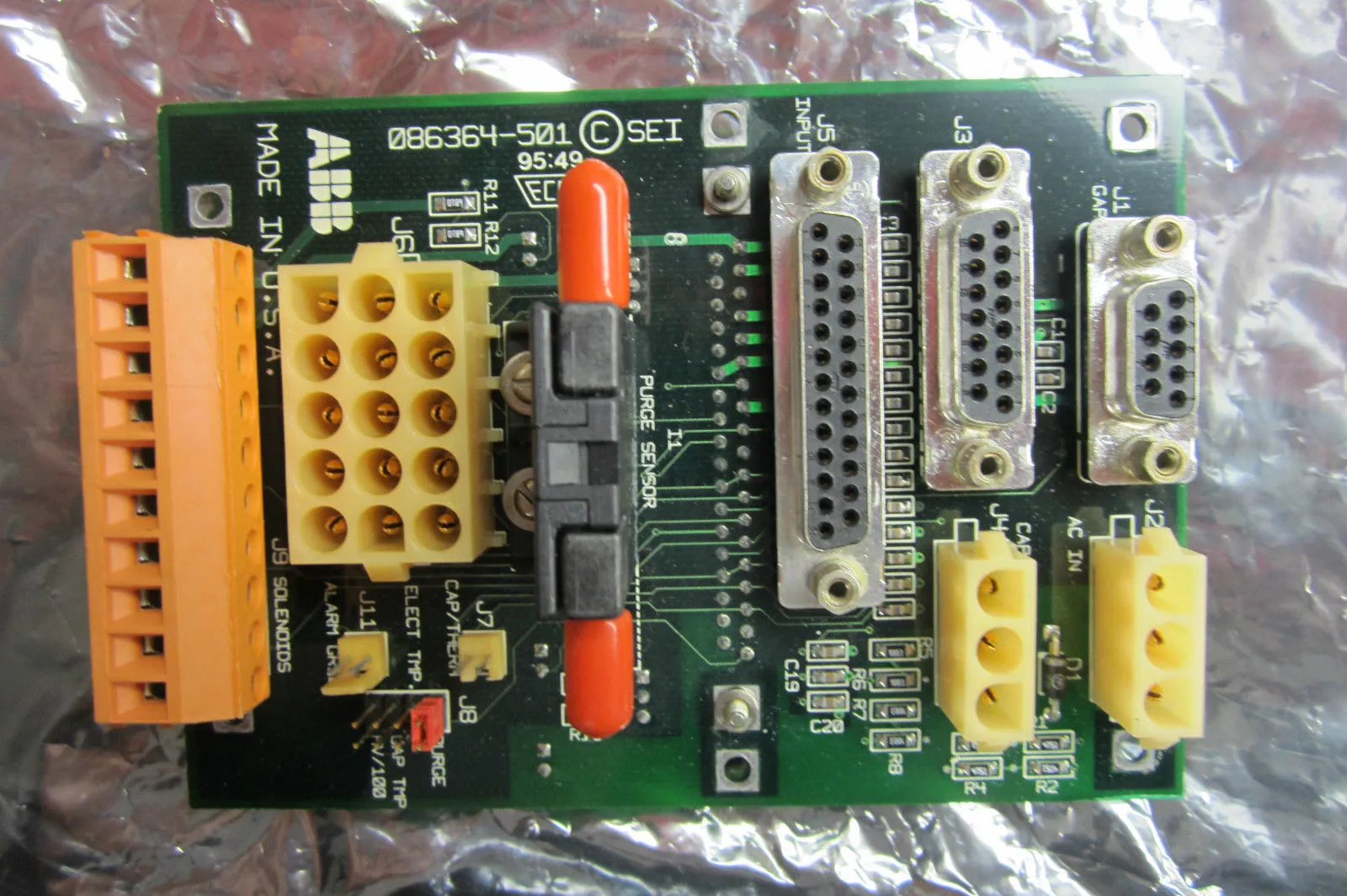 USED ABB 086364-501 PC BOARD 086364501