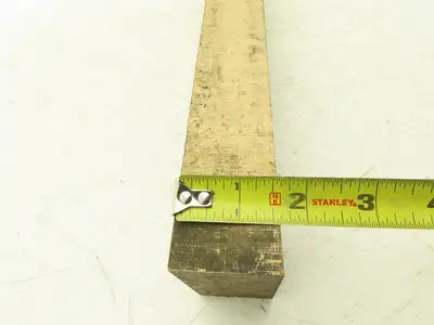 660 Bronze Stock Rectangle Oversize Flat Bar 1-1/2"x 2-1/2"x 36-3/8"L  48lbs