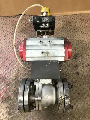 Flow-Tek 3″ Stainless Steel Pneumatic Ball Valve 140PSI