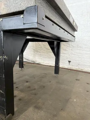 48" X 60" X 6" GRANITE SURFACE PLATE WITH STAND. STOCK # 1120424