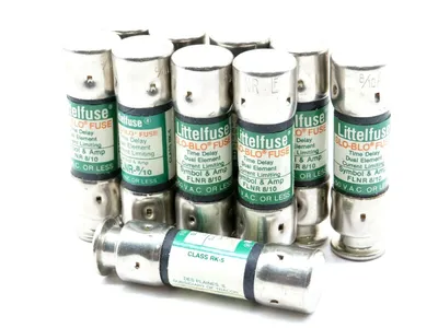 10 NEW LITTELFUSE FLNR 8/10 SLO-BLO FUSES FLNR810