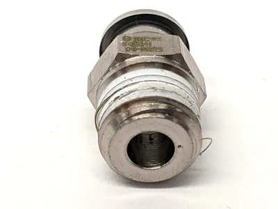 KQB2H09-N02S | SMC  One-Touch Fitting, Metal, Male, 5/16" Tube, 1/4" Port - New Other