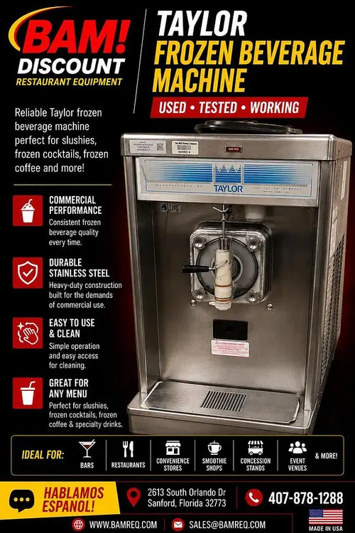 Used TAYLOR _UNKNOWN_ Slushie Machines Florida US | BAM Discount Restaurant Equipment #1134195