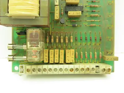 Static Control Systems LED6+1M M081/1 SCS Circuit Board PCB 110 VAC 6 Led Relay