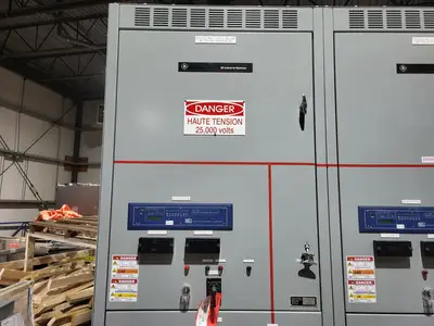 25kV 1200A 3ph Switchgear Unit w/ (2) Power Vac Breaker VB1 27.0-16-0