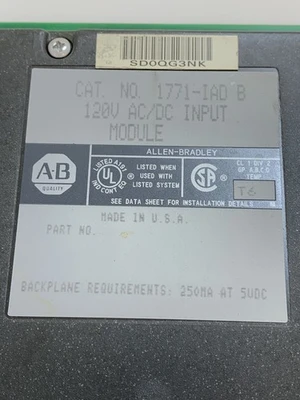USED Allen-Bradley 1771-IAD
