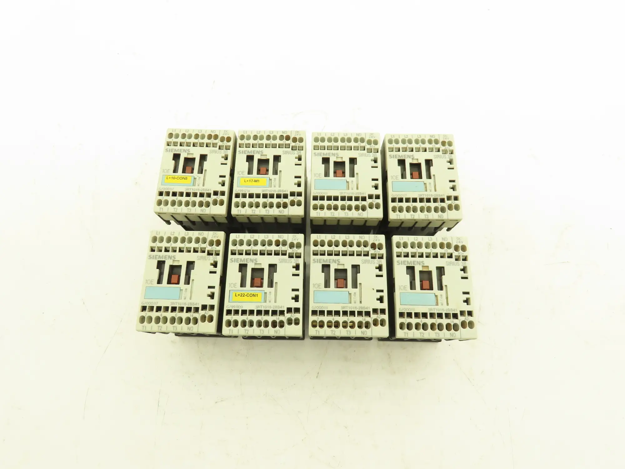 Siemens 3RT1016-2BB41 Motor Starter Contactor 3-Pole 1NO 22A 7.5Hp Lot of 18