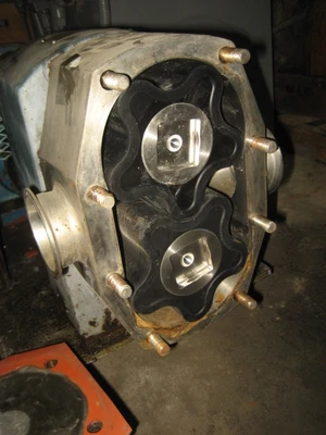 3" Creamery Package Sanitary Gear Pump, 5 hp.