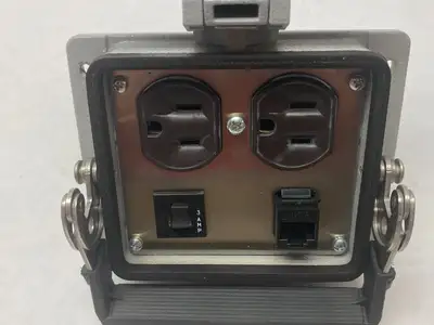 USED MENCOM PANEL INTERFACE CONNECTOR MODULE, DUPLEX OUTLET