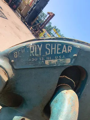 Used BEVERLY SHEAR B3 Hand Shears South Carolina US | ESS Industrial Equipment Sales #1284807