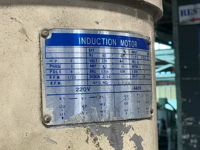 Tri-onics Incorporated 50” X 10”  Vertical Mill