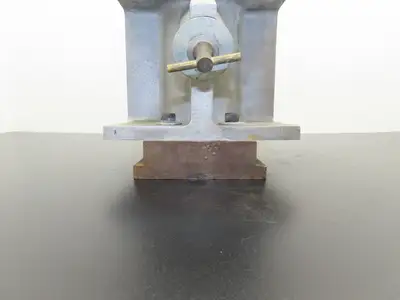 Industrial Injection Molding Hopper Base Side Discharge 5-1/2" Bolt Square Top