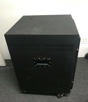 Middle Atlantic AFD14 Black Enclosure Server Rack on Wheels for Video Audio