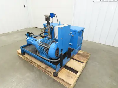Eaton Vickers Hydraulic Power Unit 45 Gallon 19 GPM 3000PSI 20Hp 230/460V 3Ph