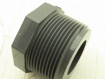 Lasco D2464 Pipe Fitting Adapter 3/4" NPT 1-1/2" NPT Schedule 80 PVCI Lot of 7