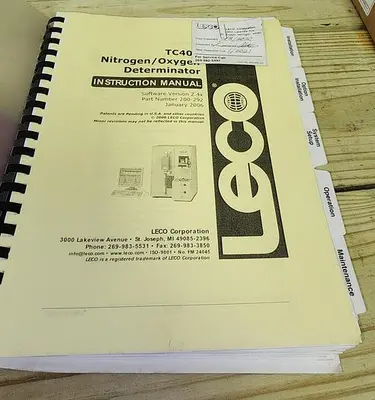 Item# L200 Leco TC40 Nitrogen/Oxygen Determinator