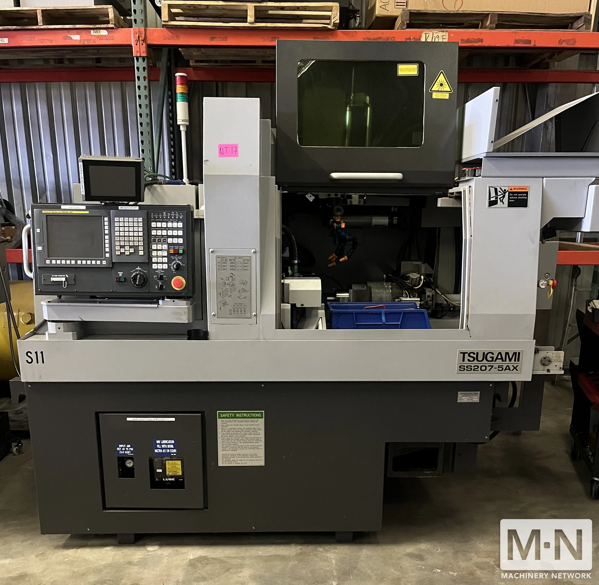 Tsugami SS207-5AX CNC Swiss Lathe, 2017 w/ Laser | Machinery Network