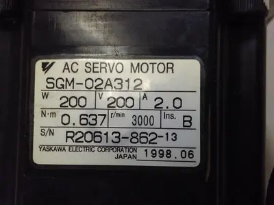 USED YASKAWA SGM-02A312