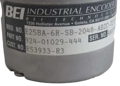 NEW BEI E25BA-6R-SB-2048-ABZC-7272-LED-SM18-S