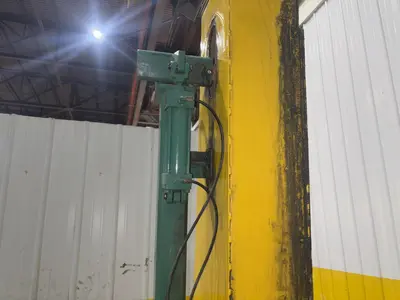 15 HP G&P MODEL 4168 4" X 168" BELT GRINDER: YOBRO #24126