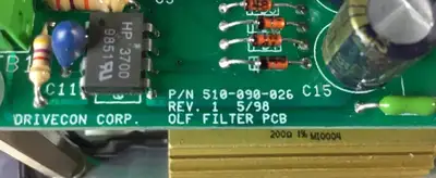 DRIVECON OLF55ATB / KRL55ATB Output Filter Loc.Wall