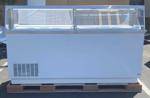 171-0085 88” Self Contained Ice Cream Dipping Cabinet