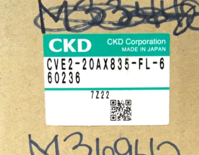 NEW CKD CVE2-20AX835-FL-6 60236 VALVE CVE220AX835FL660236