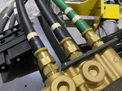 USED FANUC ROBOTIC WELDING HOSE+POWER CABLE DRESSPACK ASSEMBLY, ROBIFIX
