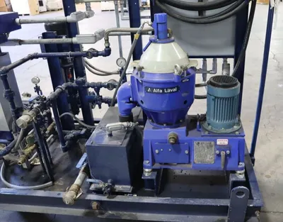 Alfa-Laval MMB 305S-11 lube oil purifier module, SS.