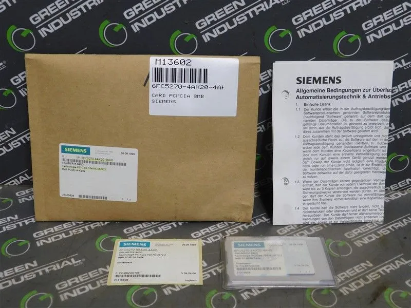 USED SIEMENS 6FC5270-4AX20-4AH0
