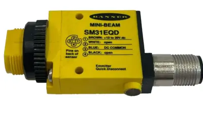 NEW BANNER ENGINEERING SM31EQD PHOTOELECTRIC EMITTER 26835