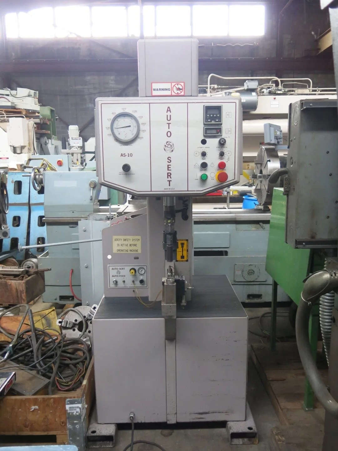 Auto-Sert AS-10 Hydraulic Hardware Insertion Press