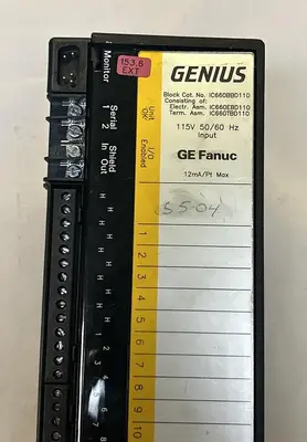 USED GE FANUC IC660BBD110