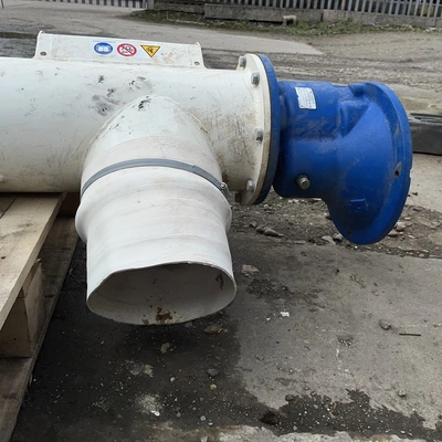 Wam m/s auger conveyor 200 mm dix x 1,800 mm long  5.5 kw 73 rpm