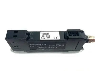 USED BANNER ENGINEERING EXPERT DUAL DISPLAY FIBER AMPLIFIER 4-PIN M8 INTEGRAL 19359