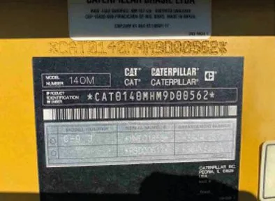 2011 Caterpillar 140M2
