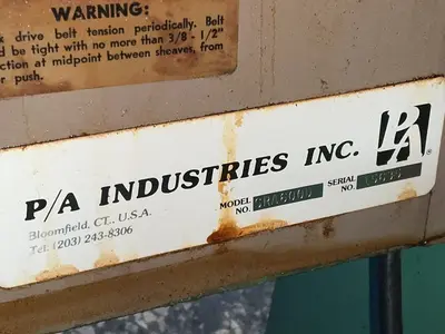 Used P/A INDUSTRIES SRA600D Centering Reels Ohio US | HGR 24 #1567444