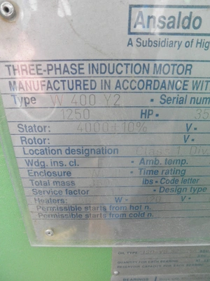 USED ANSALDO SISTEMI INDUSTRIALI -