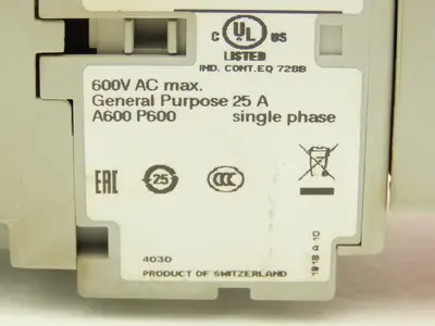 Allen Bradley 4 Pole Contactor Safety Control Relay 24VDC Coil Lot of 5