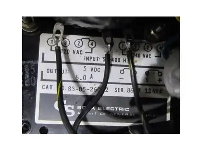 Sola Electric 83-05-260-2 5VDG Power Supply