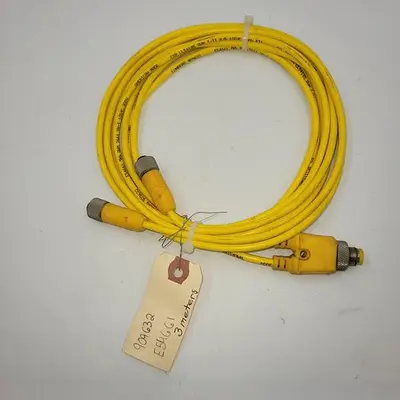 Used LUMBERG AUTOMATION LUMBERG AUTOMATION 909632 / E54661 DUAL END FEMALE / 3 METERS LONG W/ SPLITTER (4 PRONG MALE) Cable & Wire | ND Industrial Surplus #1219710