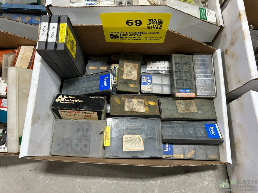 Used _UNKNOWN_ LARGE QUANTITY OF ASSORTED CARBIDE INSERTS Carbide Inserts Illinois US | Heath Industrial Auction Services #1549652
